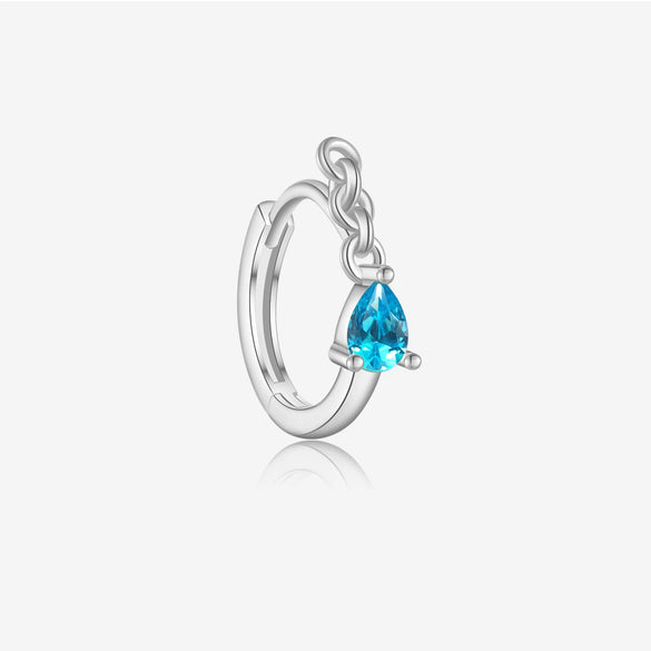 Wholesale Silver Geometric Earrings With Zircon Electroplated With Platinum And 18K Gold For Women
