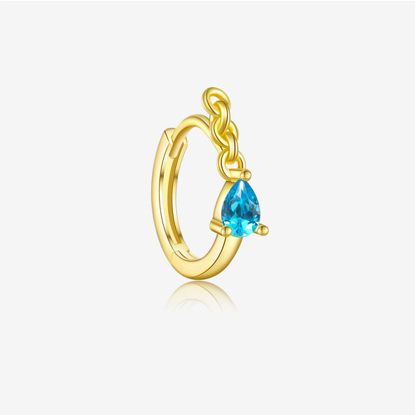Wholesale Silver Geometric Earrings With Zircon Electroplated With Platinum And 18K Gold For Women