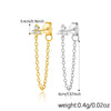Wholesale 225 Silver Geometric Electroplated Earrings For Women