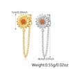 Wholesale 225 Silver Geometric Electroplated Earrings For Women