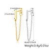 Wholesale 225 Silver Geometric Electroplated Earrings For Women