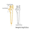 Wholesale 225 Silver Geometric Electroplated Earrings For Women