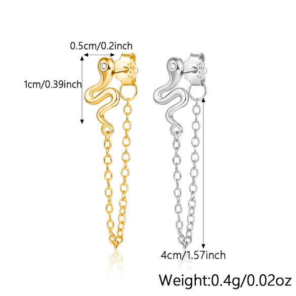 Wholesale 225 Silver Geometric Electroplated Earrings For Women