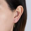 Wholesale 225 Silver Geometric Electroplated Earrings For Women