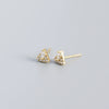 Wholesale Silver Geometric Fanshaped Earrings For Women With Electroplating