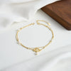 Wholesale 925 Silver Geometric Hollow Anklet For Women