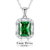 Wholesale 925 Silver Geometric Light Luxury Retro Pendant Necklace For Women