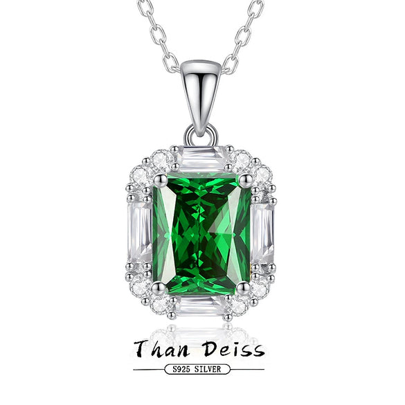 Wholesale 925 Silver Geometric Light Luxury Retro Pendant Necklace For Women
