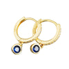 Wholesale 925 Silver Geometric Microinlaid Zircon Earrings For Women With Ring And Ear Buckle