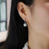 Wholesale 925 Silver Geometric Moissanite Earrings Set With Diamonds For Women