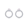 Wholesale 925 Silver Geometric Moissanite Inlaid Earrings For Women Fashion Style
