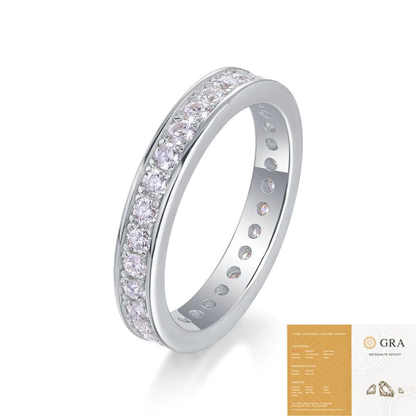 Wholesale Silver 925 Geometric Moissanite Ring For Women