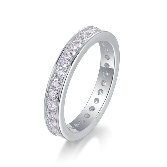 Wholesale Silver 925 Geometric Moissanite Ring For Women