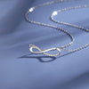 Wholesale 925 Silver Geometric Pattern Natural Style Pendant Necklace For Women