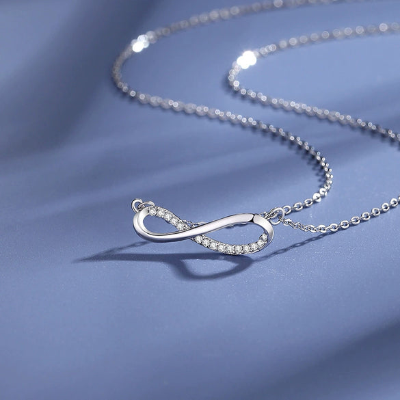 Wholesale 925 Silver Geometric Pattern Natural Style Pendant Necklace For Women