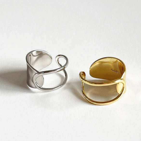 Wholesale Silver Geometric Ring Jewelry For Women