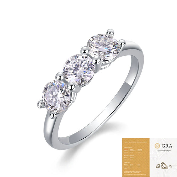 Wholesale 925 Silver Geometric Ring Set With Diamonds