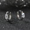 Wholesale 925 Silver Geometric Style Zircon Earrings For Female
