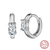 Wholesale 925 Silver Geometric Style Zircon Earrings For Female