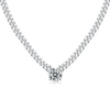 Wholesale 925 Silver Gold Plated Geometric Cuban Chain Necklace For Men And Women