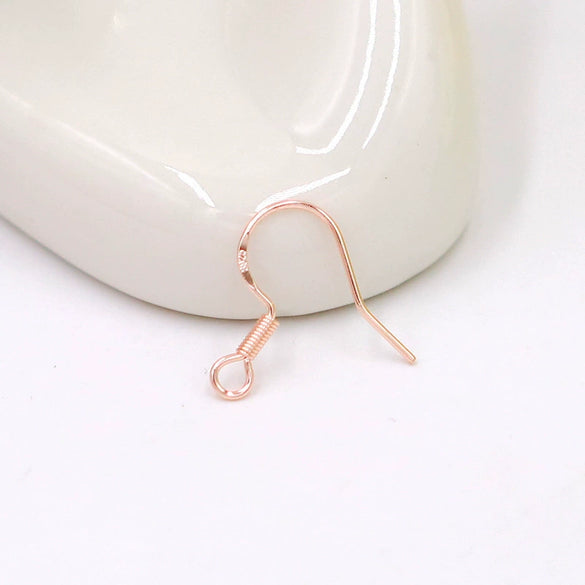 Wholesale 925 Silver Handmade Ear Hook Jewelry Accessories Electroplated Geometric Allmatching
