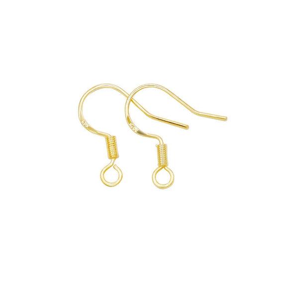 Wholesale 925 Silver Handmade Ear Hook Jewelry Accessories Electroplated Geometric Allmatching