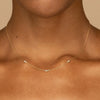 Wholesale Silver Heart Necklace With Geometric Pattern Electroplated And Inlaid With Zircon For Autumn And Winter