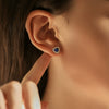 Wholesale 925 Silver Heart Shape Micro Inlay Light Luxury Stud Earrings For Women