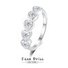Wholesale 925 Silver Heartshaped Diamond Ring For Women