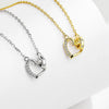 Wholesale 925 Silver Heartshaped Geometric Design Women's Necklace Pendant Accessories