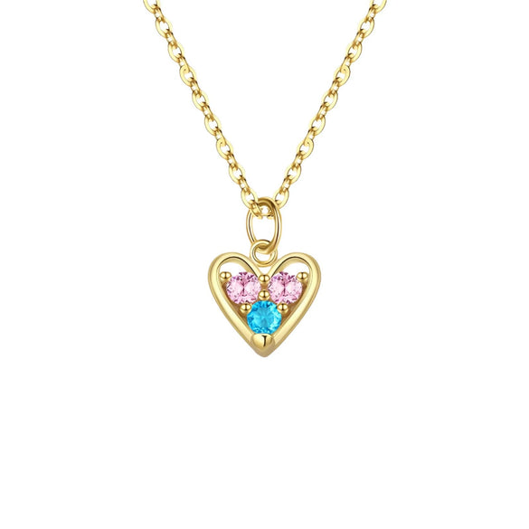 Wholesale Silver 925 Hollow Heartshaped Light Luxury Women's Necklace