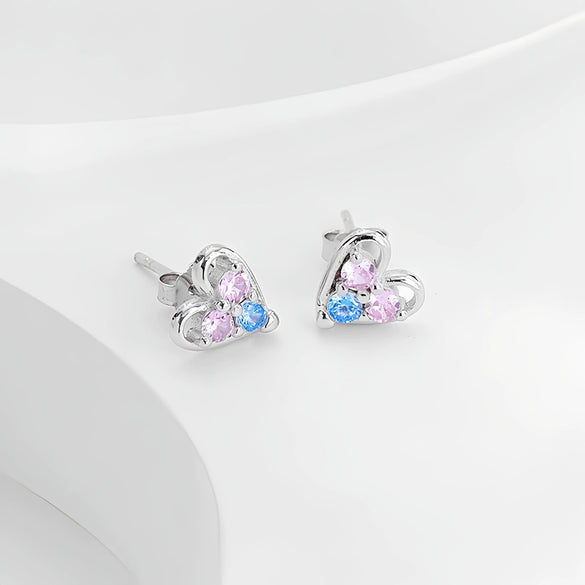 Wholesale Silver 925 Hollow Heartshaped Light Luxury Women's Necklace