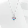 Wholesale Silver 925 Hollow Heartshaped Light Luxury Women's Necklace