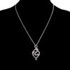 Wholesale Silver 925 Inlaid Zircon Heart Shape Light Luxury Style Necklace