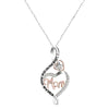 Wholesale Silver 925 Inlaid Zircon Heart Shape Light Luxury Style Necklace