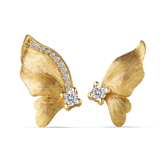 Wholesale Silver Jewelry Ancient Style With Butterfly Dragonfly Insect Patterns Electroplated