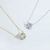 Wholesale 925 Silver Jewelry Necklace With Fairy Temperament And Simple Retro Style Electroplated With Platinum Or 18K Gold
