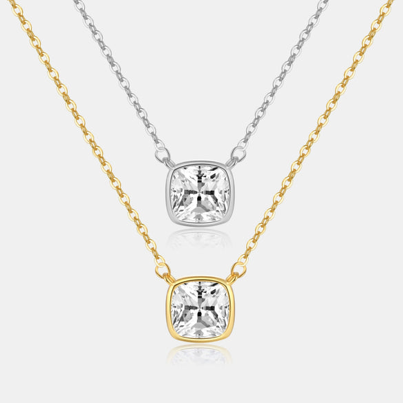 Wholesale 925 Silver Jewelry Necklace With Fairy Temperament And Simple Retro Style Electroplated With Platinum Or 18K Gold