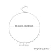 Wholesale Silver Jewelry Suit With Water Drop Zircon Electroplated For Female