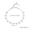 Wholesale Silver Jewelry Suit With Water Drop Zircon Electroplated For Female