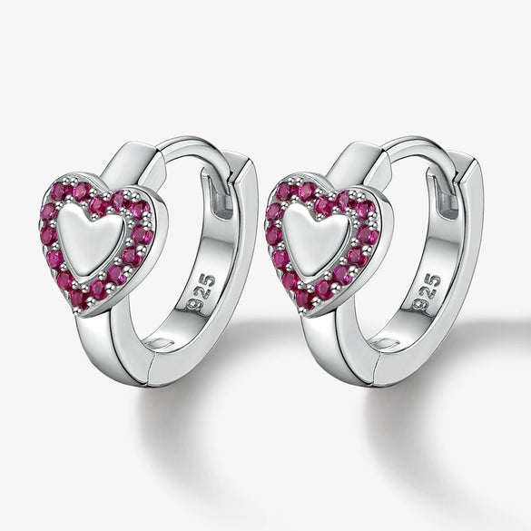 Wholesale Silver Jewelry With Zircon Inlay Love Heart Water Drop Bell Design For Women