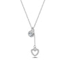 Wholesale Silver Love Clavicle Chain Necklace With Geometric Design For Women