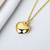 Wholesale Silver 925 Love Heart Shape Pendant Necklace With Cross Chain And Electroplating Treatment