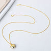 Wholesale Silver 925 Love Heart Shape Pendant Necklace With Cross Chain And Electroplating Treatment