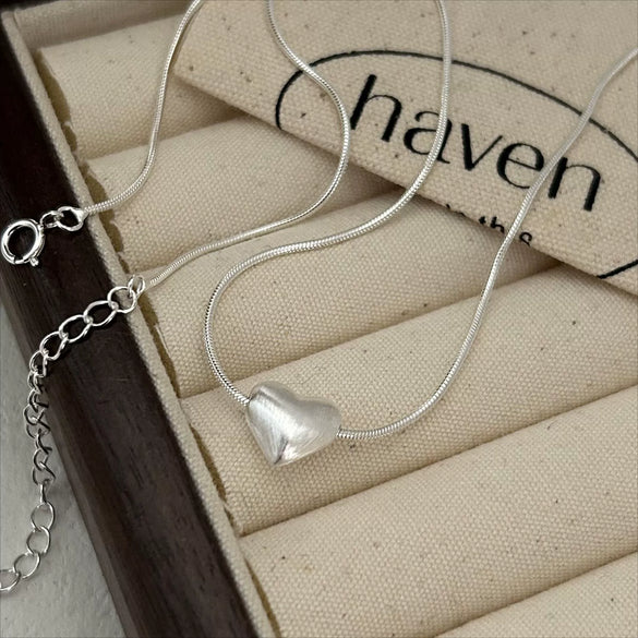 Wholesale Silver Love Necklace Geometric Style 925 Sterling Silver Electroplated Cross Chain