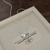 Wholesale Silver Love Necklace Geometric Style 925 Sterling Silver Electroplated Cross Chain