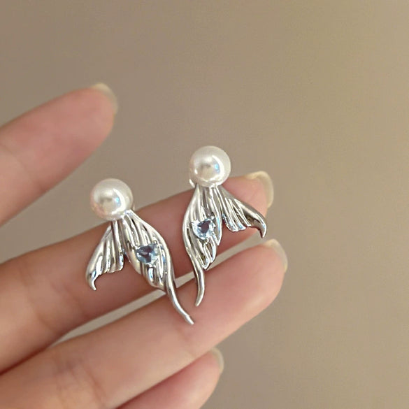 Wholesale Silver Metal Multi Layer Geometric Circle Cold Wind Electroplated Earrings For Women Light Luxury High End Style