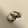 Wholesale Silver Metal Multi Layer Geometric Circle Cold Wind Electroplated Earrings For Women Light Luxury High End Style
