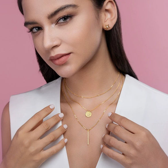 Wholesale 925 Silver Moissanite Inlay Geometric Cross Chain Women's Fashion Pendant Necklace