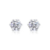 Wholesale 925 Silver Moissanite Inlay Geometric Style Earrings For Women